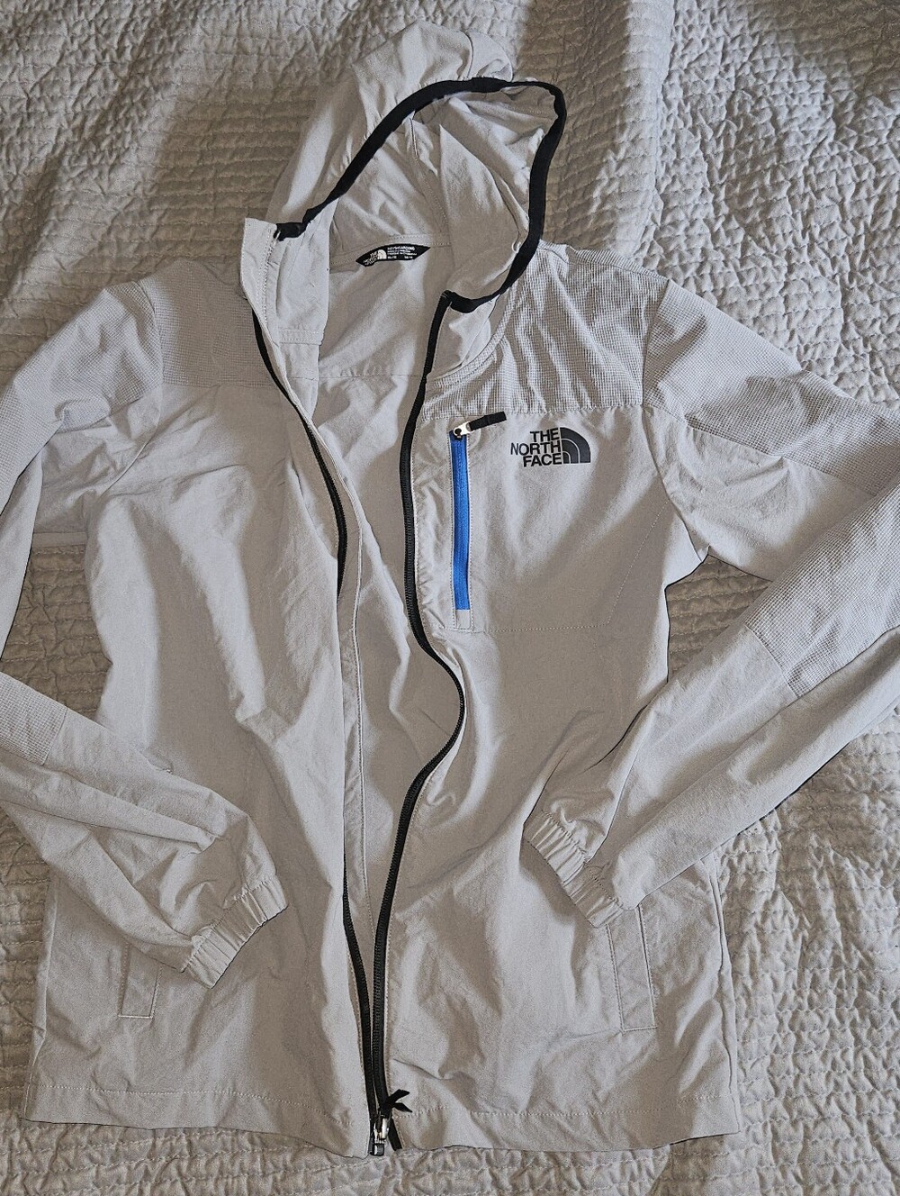 The North Face Boys Grey Hooded Lightweight Jacket